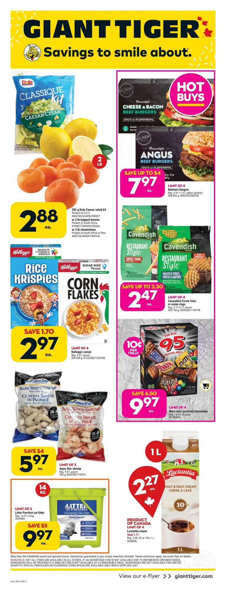 Giant Tiger Canada Kellogg's Cereals 97 Cents After Printable Coupons