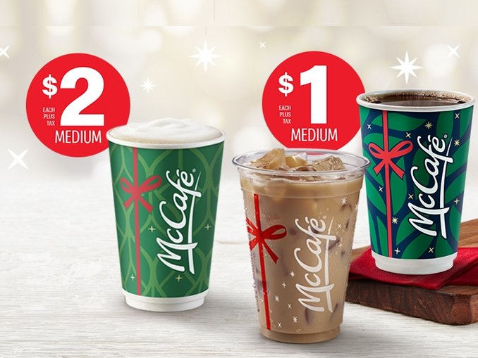 Dollar coffee on sale at mcdonalds