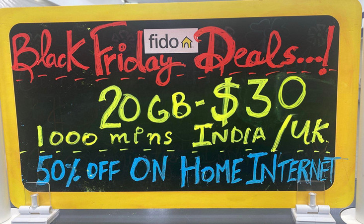 Black friday sale fido deals 2018