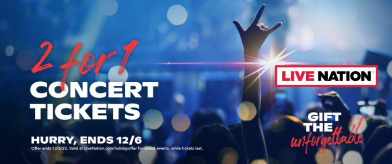 Live Nation Black Friday Sale: 2 for 1 Concert Tickets - Canadian