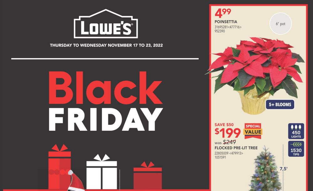 Lowe's Canada Black Friday Sale Deals & Flyer 2022 Canadian Freebies