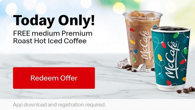 McDonald's Canada: Get A Free Medium Premium Roast Coffee Today Only ...