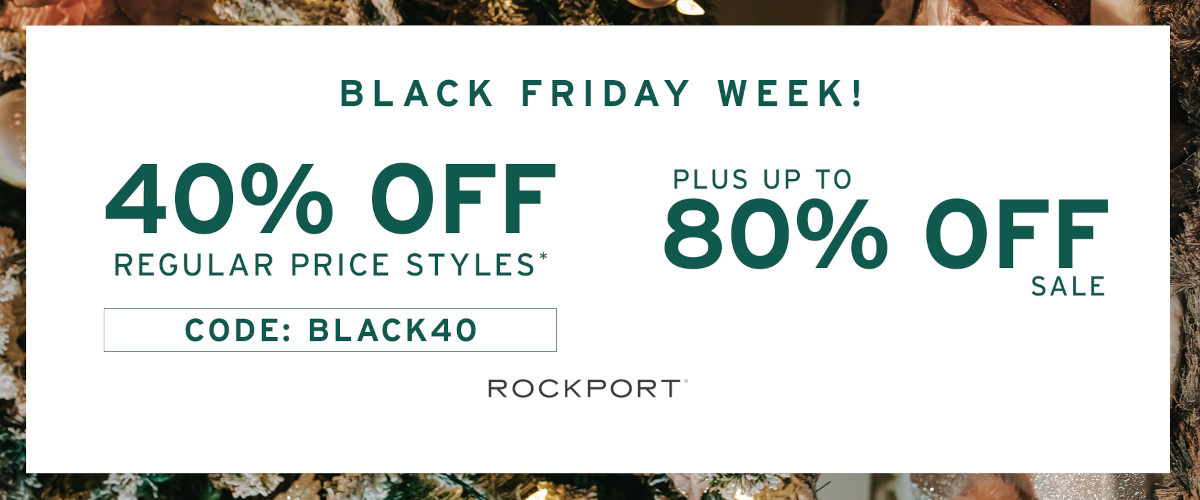 Rockport black clearance friday