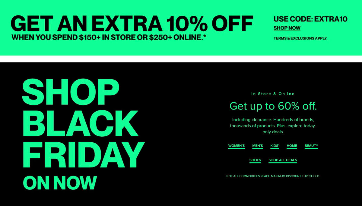 The Bay Canada Black Friday Sale Deals 2022: Save Extra 10% OFF w/ Orders  $150 + Up to 60% OFF Black Friday Sale - Canadian Freebies, Coupons, Deals,  Bargains, Flyers, Contests Canada