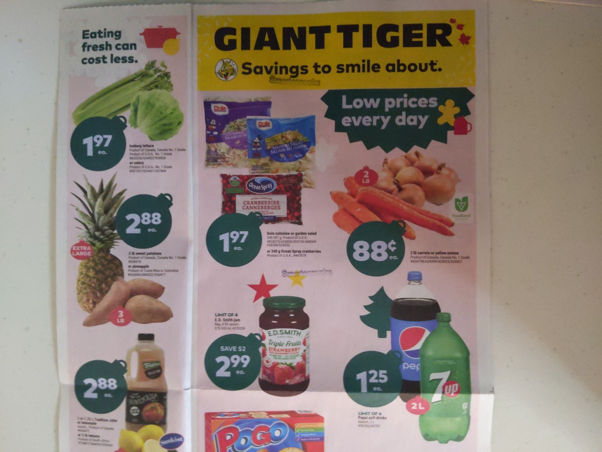 Giant Tiger Canada Flyer Sneak Peek December 7th - 13th - Canadian ...