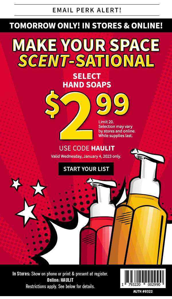 Bath & Body Works Canada Offers Select Hand Soaps for 2.99 Using