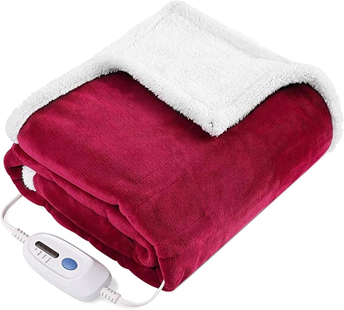 Amazon Canada Deals: Save 50% on Electric Heated Throw Blanket 50" x 60" + 19% on Back Massager with Heat with Coupon - Hot Canada Deals