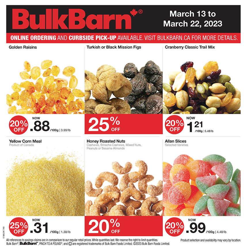 Bulk Barn Canada Flyer Deals: Save 25% off Select Items - Canadian  Freebies, Coupons, Deals, Bargains, Flyers, Contests Canada Canadian  Freebies, Coupons, Deals, Bargains, Flyers, Contests Canada