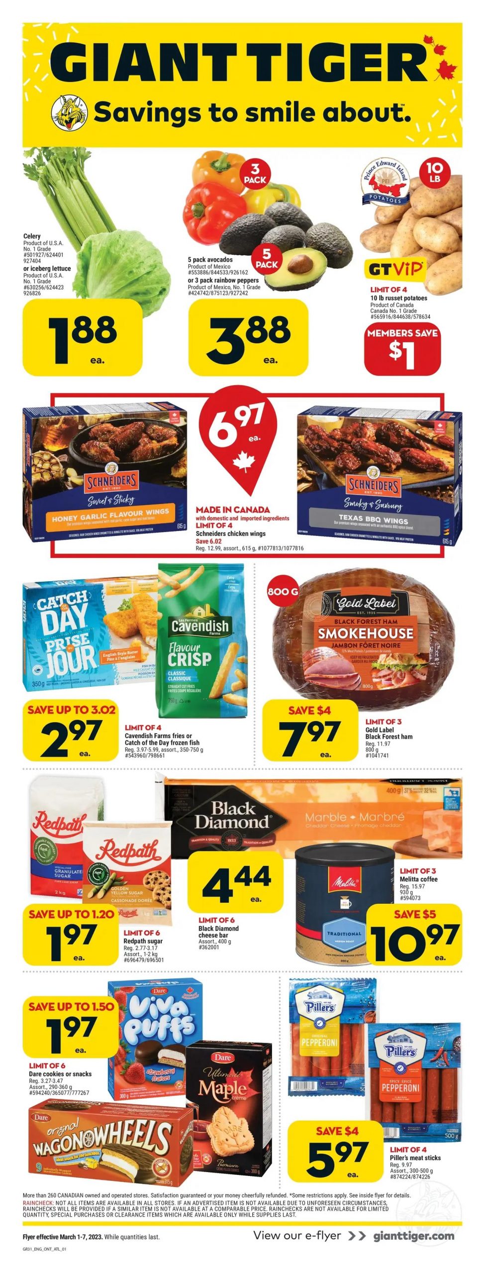 Giant Tiger Canada Flyer Deals March 1st to 7th - Canadian Freebies ...