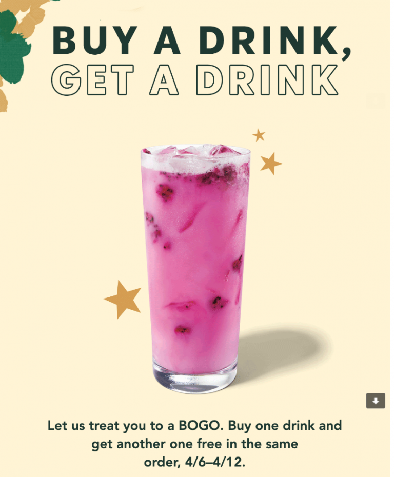 starbucks-rewards-canada-promotions-buy-a-drink-get-a-free-drink