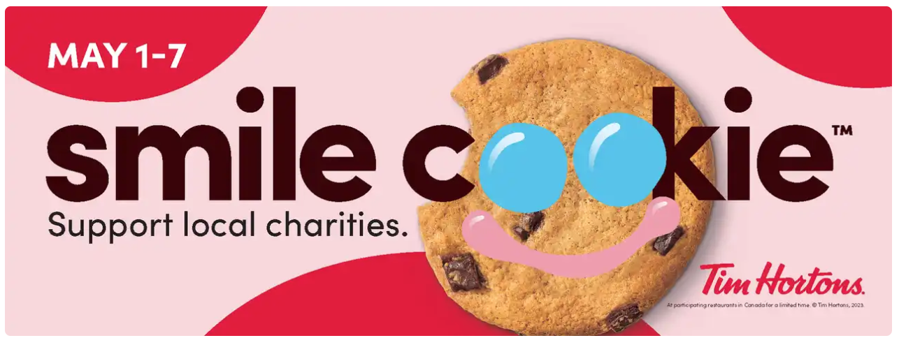 Tim Hortons Canada Annual Smile Cookie Campaign Starts May 1 - Canadian ...