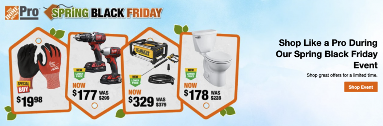 The Home Depot Spring Black Friday Sale Save Up To 60 OFF Many Items   Screenshot 2023 04 19 At 6.08.51 AM 768x253 