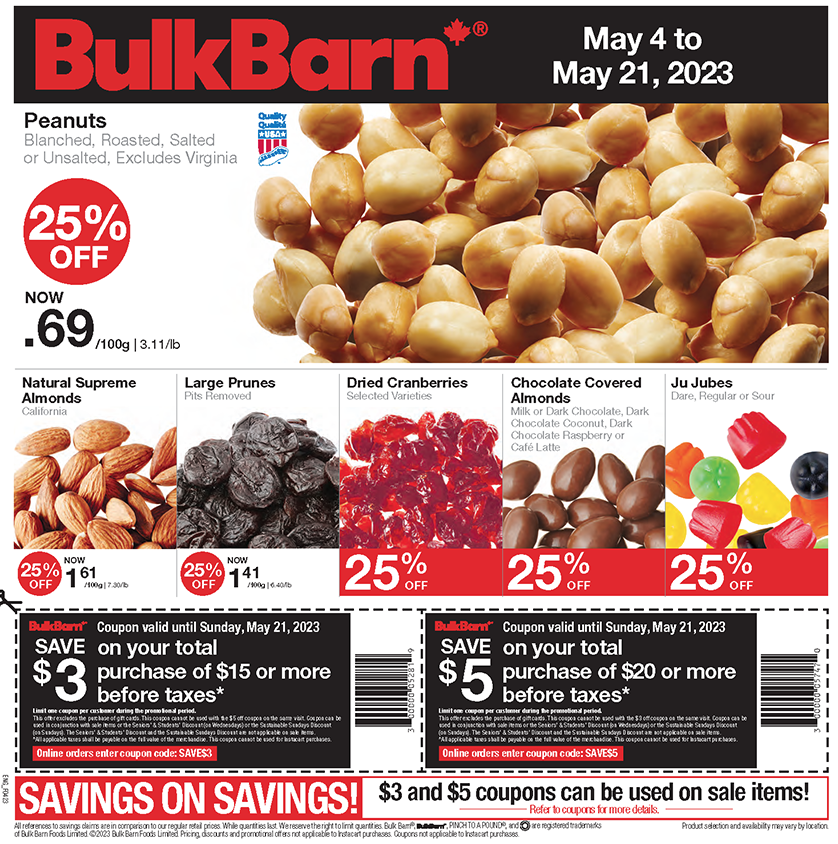 Bulk Barn Canada Coupons and Flyer Deals: Save $3 to $5 Off Your ...