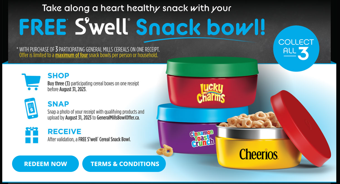 Promotional bowl by Kelloggs - Mail in Redemption.