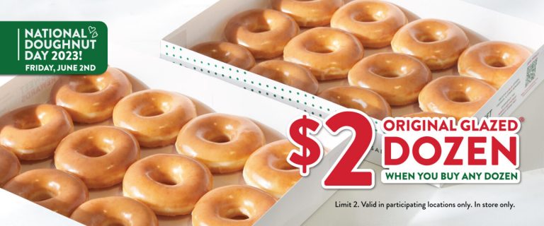 Krispy Kreme Doughnut Canada National Doughnut Day Promotions: Enjoy ...