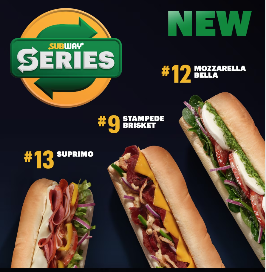 SUBWAY Restaurants Canada Promotions Buy Any One Subway Series