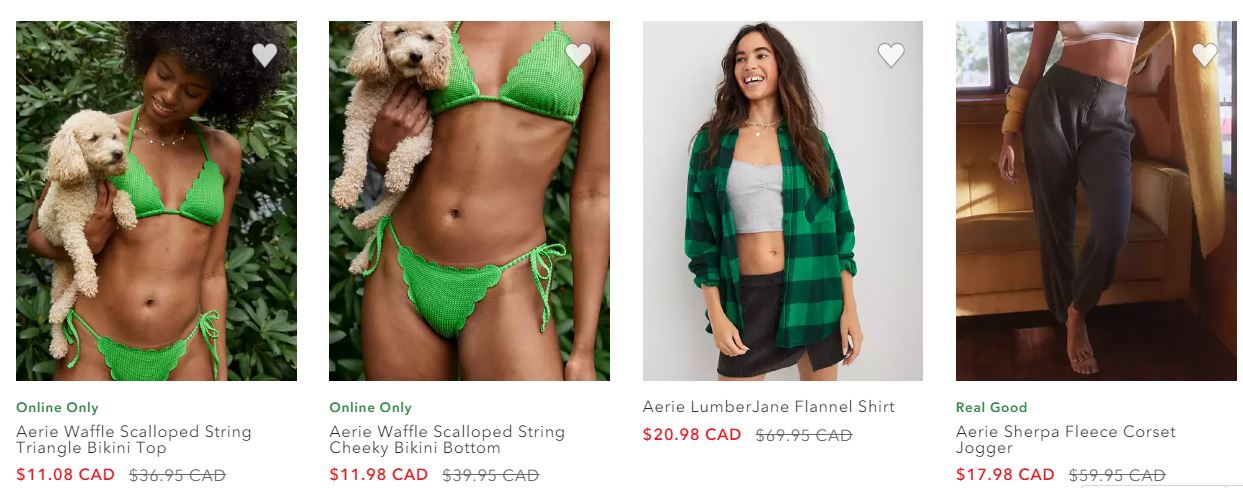 American Eagle Aerie Canada End Of Season Sale Save 40 70 American Eagle Aerie Canada End Of Season Sale Save 40 70