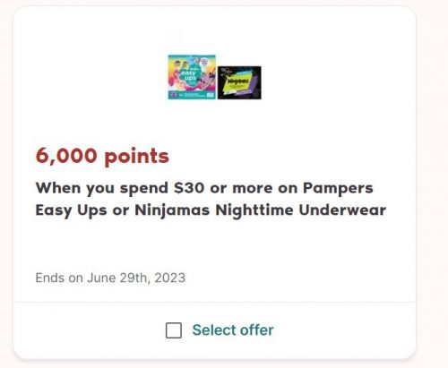 PC Optimum Offers: New Loadable Offer For Pampers Easy Ups or