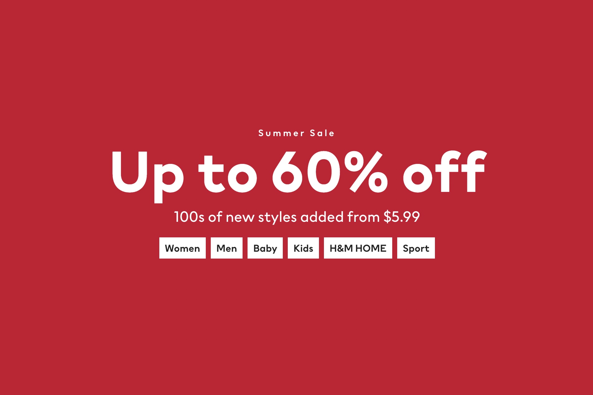 H&m hotsell sale canada