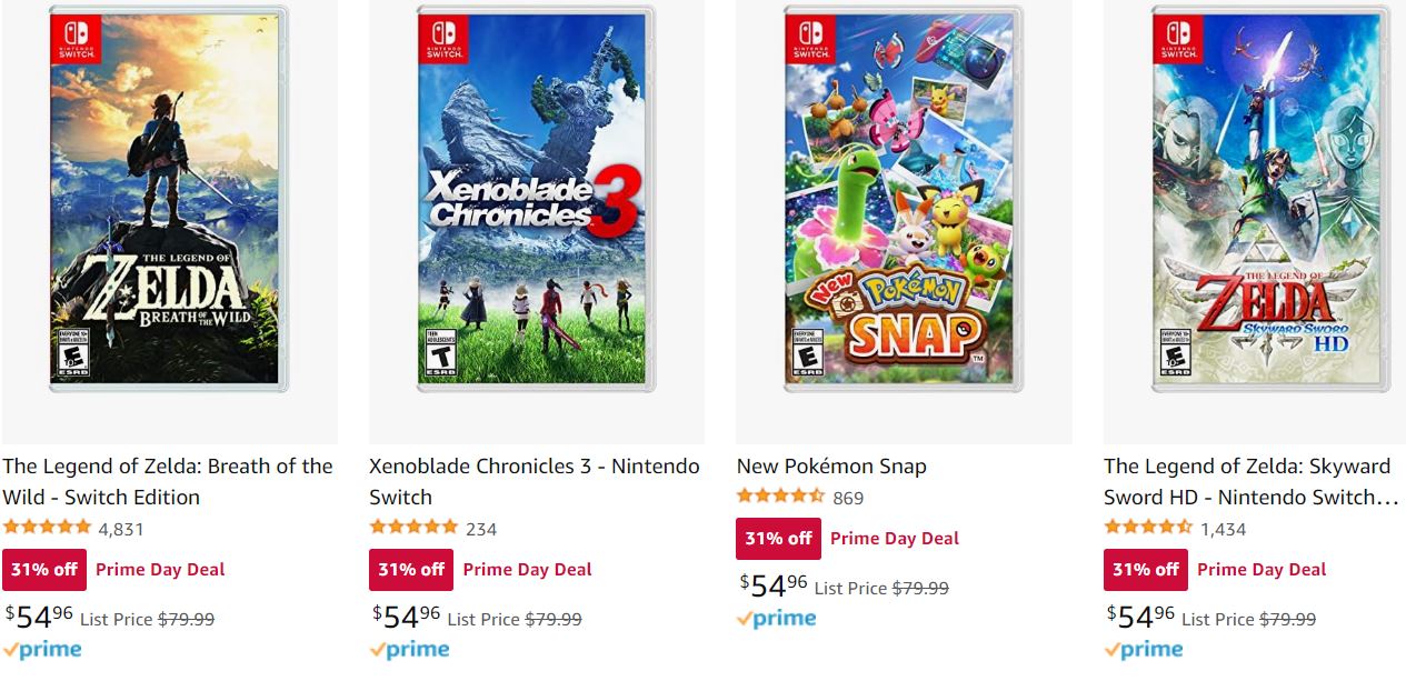 Walmart, The Source, and Amazon.ca: Select Nintendo Switch Games $54.96 ...