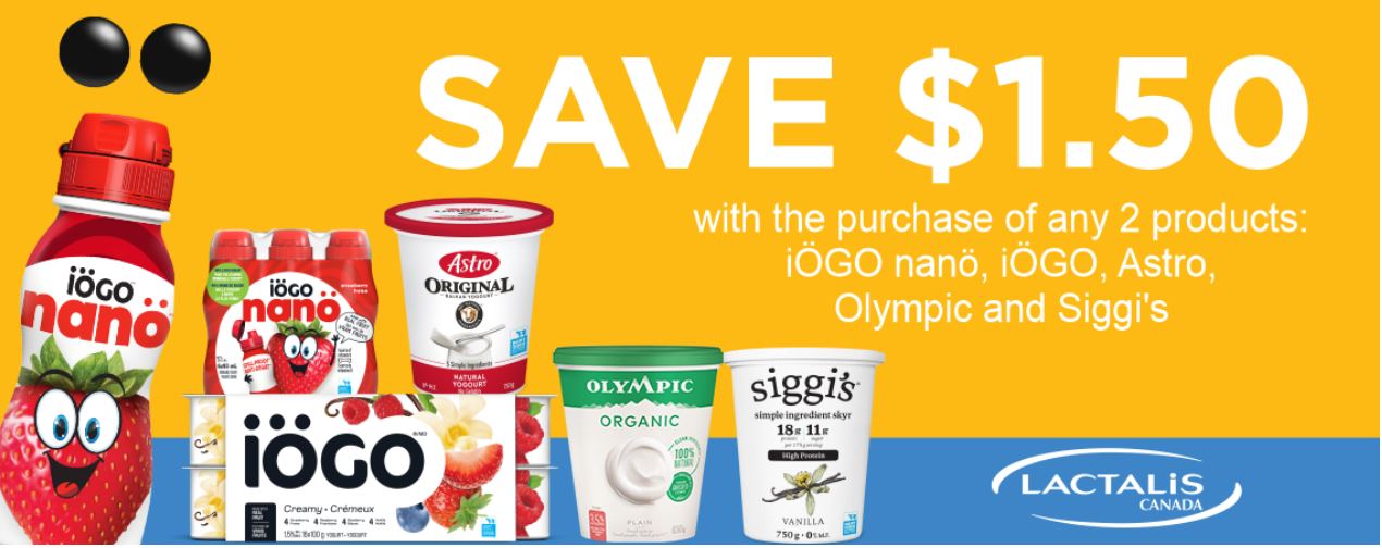 WebSaver Canada Coupons: Save $1.50 on the Purchase of Two Lactalis ...
