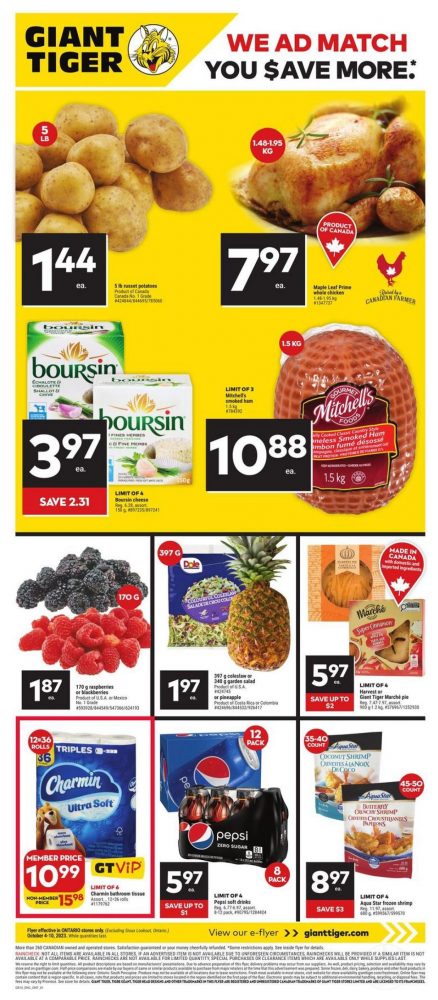 Giant Tiger Canada Flyer Deals October 4th - 10th - Canadian Freebies ...