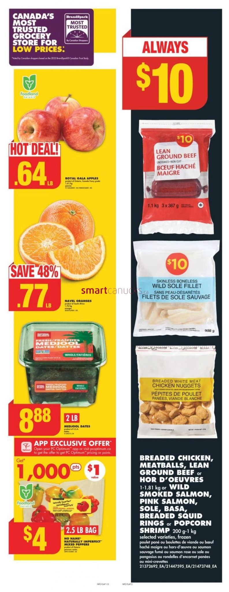 No Frills Ontario PC Optimum Offers and Flyer Deals October 12th 18th