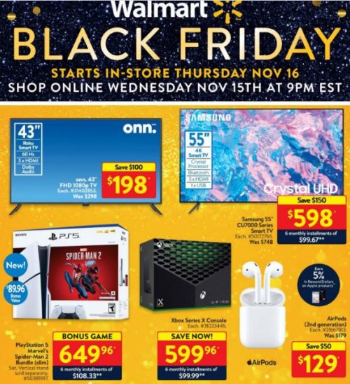 Walmart Canada Early Black Friday Flyer Week 2 - November 15th