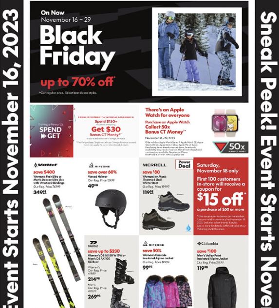 Sport Check Canada Sneak Peek Event Black Friday Flyer Deals November 16th  - 29th - Canadian Freebies, Coupons, Deals, Bargains, Flyers, Contests Canada  Canadian Freebies, Coupons, Deals, Bargains, Flyers, Contests Canada