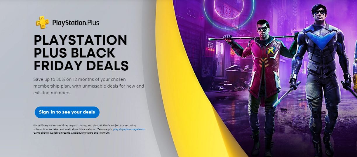 PlayStation Store Black Friday Sale – Up to 70% Off