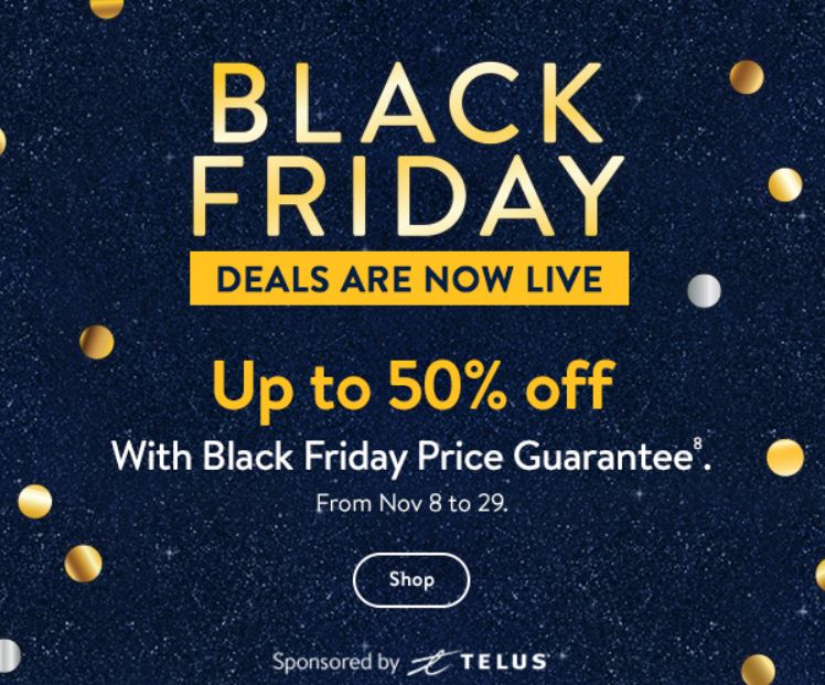 Walmart Canada: Black Friday Deals are Now Live! Save up to 50