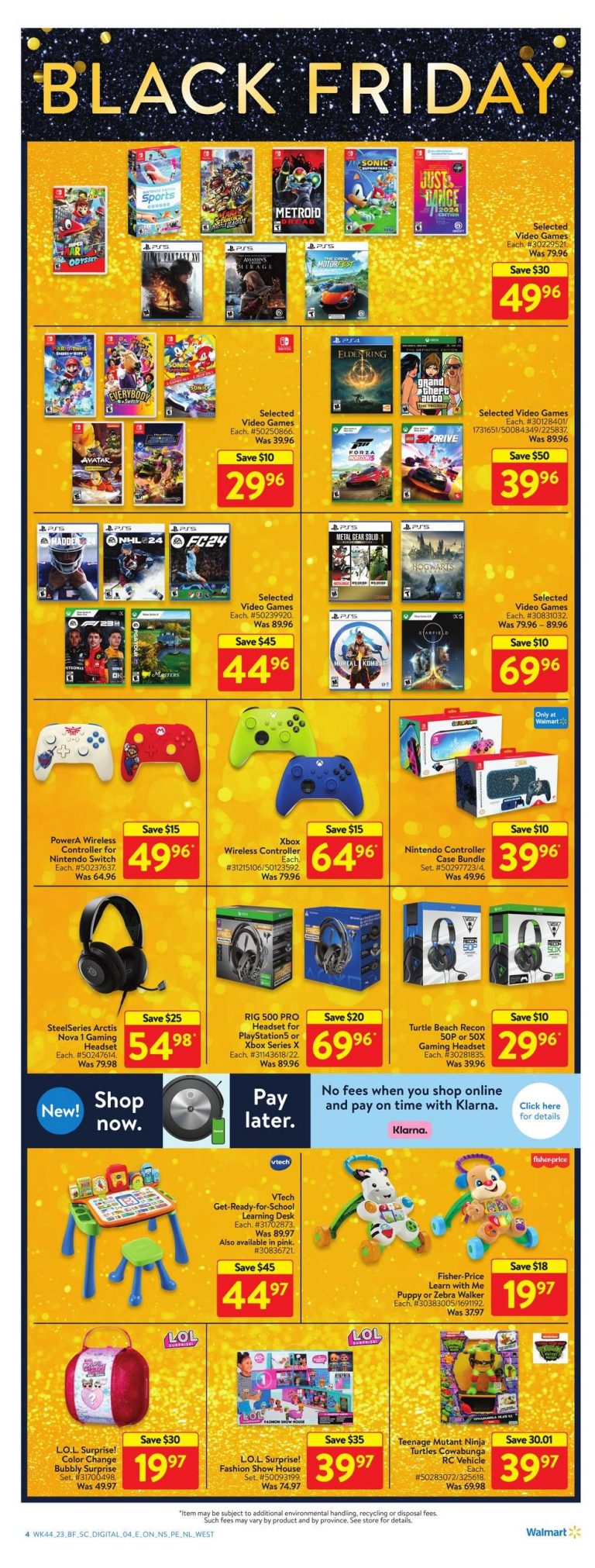 Walmart Black Friday 2023 Flyer November 23 to 29 Available NOW