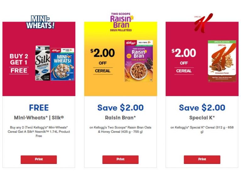 WK Kellogg Canada: New Printable Coupons Available - Canadian Freebies ...