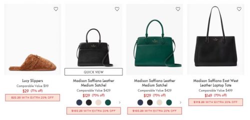 Surprise! Kate Spade bags are on sale for July 4th weekend