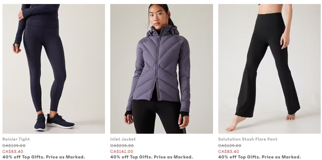 Athleta Canada: Save 40% on Top Gifts - Canadian Freebies, Coupons, Deals,  Bargains, Flyers, Contests Canada Canadian Freebies, Coupons, Deals,  Bargains, Flyers, Contests Canada
