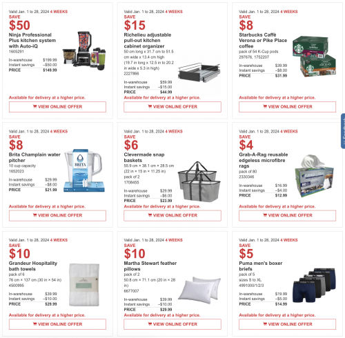 Costco Canada Coupons/Flyers Deals at All Costco Wholesale Warehouses in  Canada, Until January 28 - Canadian Freebies, Coupons, Deals, Bargains,  Flyers, Contests Canada Canadian Freebies, Coupons, Deals, Bargains, Flyers,  Contests Canada