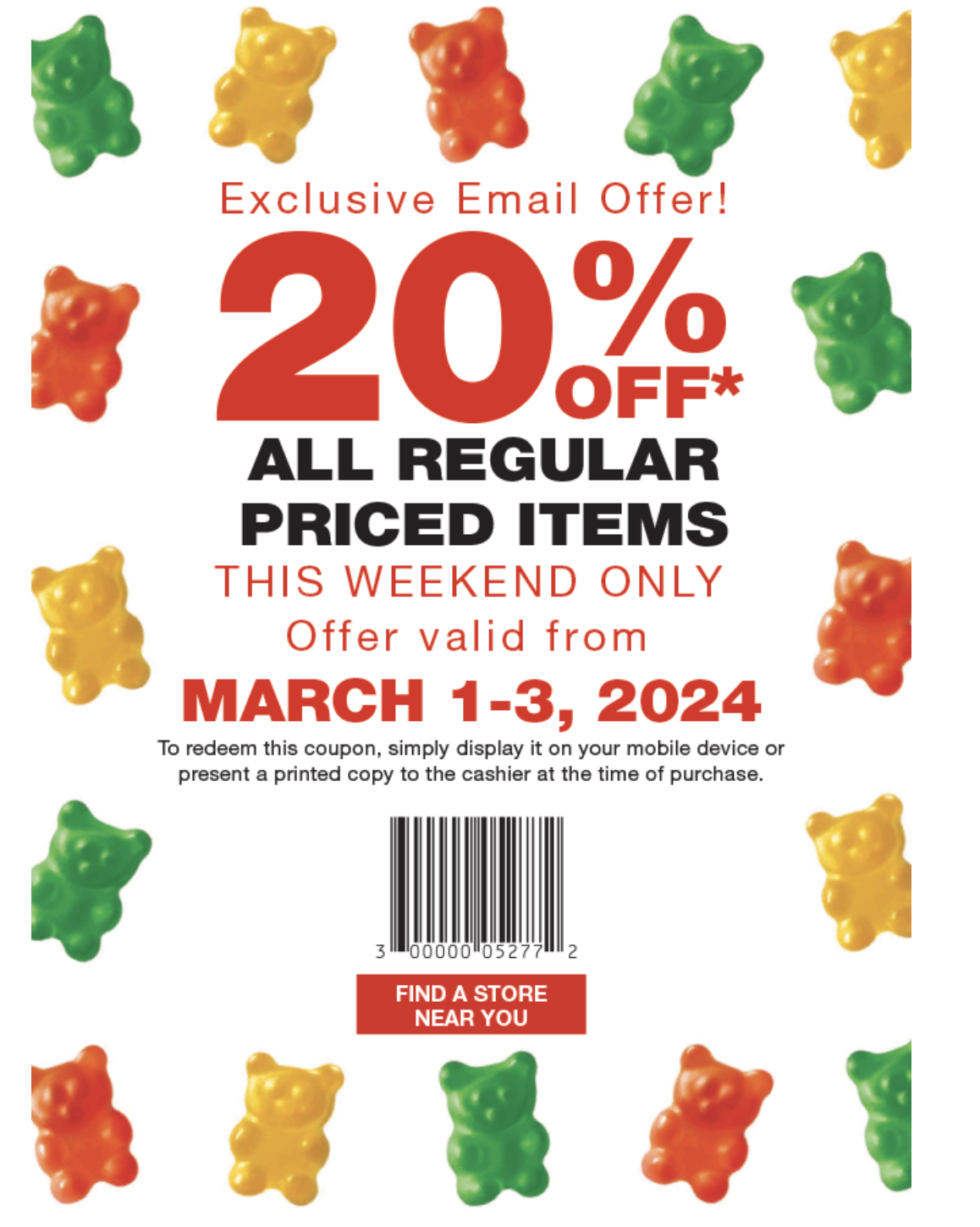 Bulk Barn Canada Coupons Save 20 off all Regular Priced Items + 25
