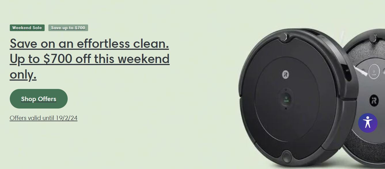 iRobot Canada Sale Save up to 700 on iRobot Bundles + up to 500 on