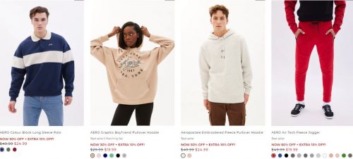 Bluenotes & Aeropostale Canada: up to 50% off Everything + An Extra 10% off