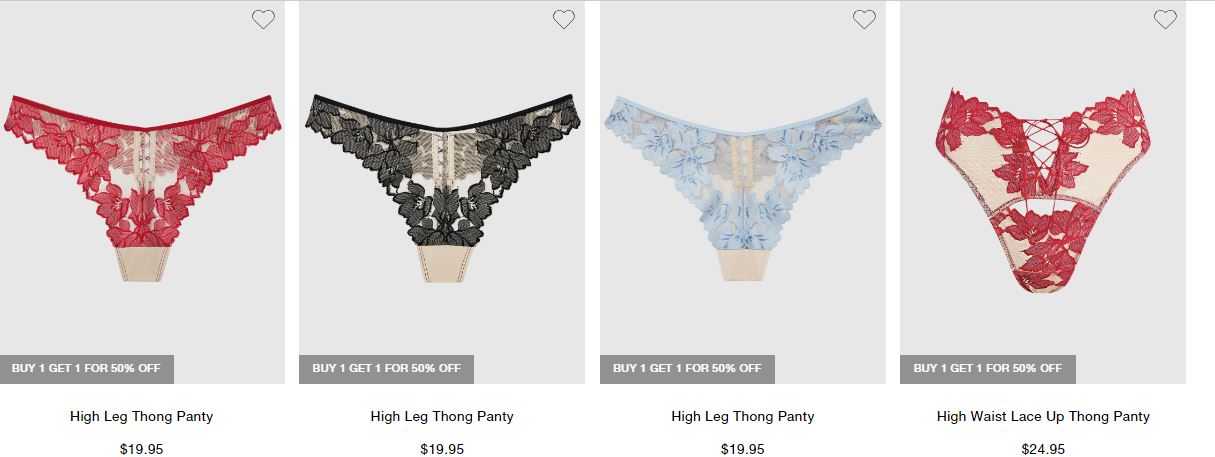 La Senza Canada: Luxe Panties and Bras Buy One Get One 50% off + Clearance  - Canadian Freebies, Coupons, Deals, Bargains, Flyers, Contests Canada  Canadian Freebies, Coupons, Deals, Bargains, Flyers, Contests Canada
