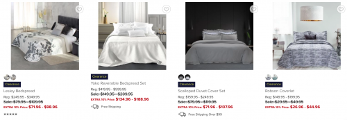 Linen Chest Canada: Bedding Clearance Deals up to 70% off