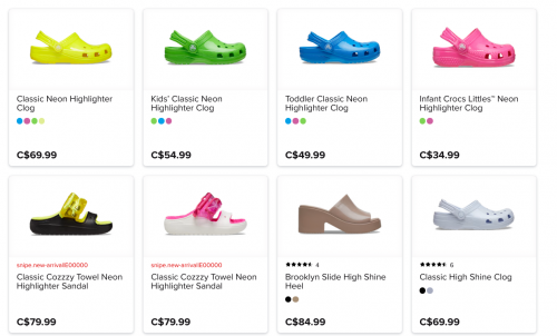 Crocs Canada: New Sale Styles + Highlighter Collection