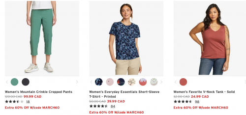 Eddie Bauer Canada: 25% off All First Ascent + Extra 60% off Clearance with Promo Code