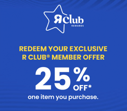 Toys R Us R Club Member Promo: Save 25% On a LEGO Purchase of $10 or More
