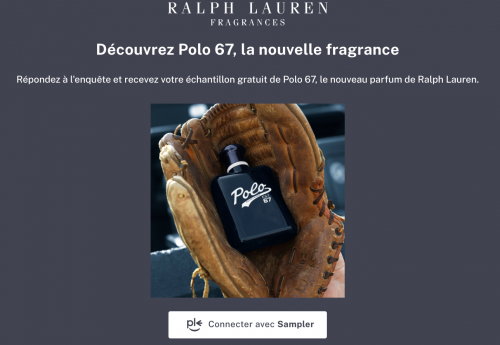 Sampler Canada: Get a Free Sample of Polo 67 by Ralph Lauren Fragrances