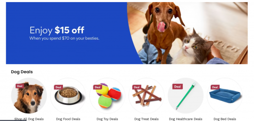 Chewy Canada: Get $15 Off When You Spend $70 Sitewide + Today’s Deals
