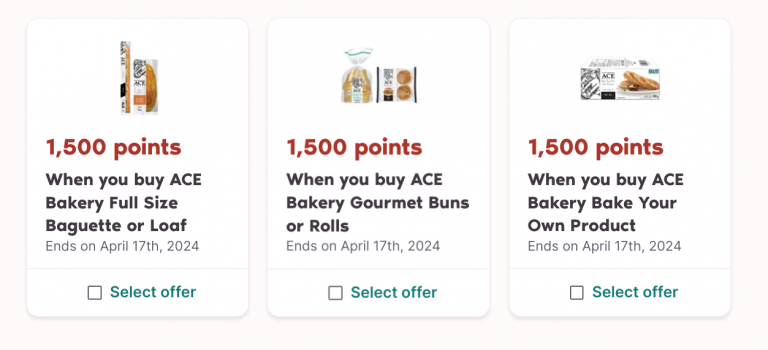 PC Optimum Offers: New Ace Bakery Loadable Offers - Canadian Freebies ...