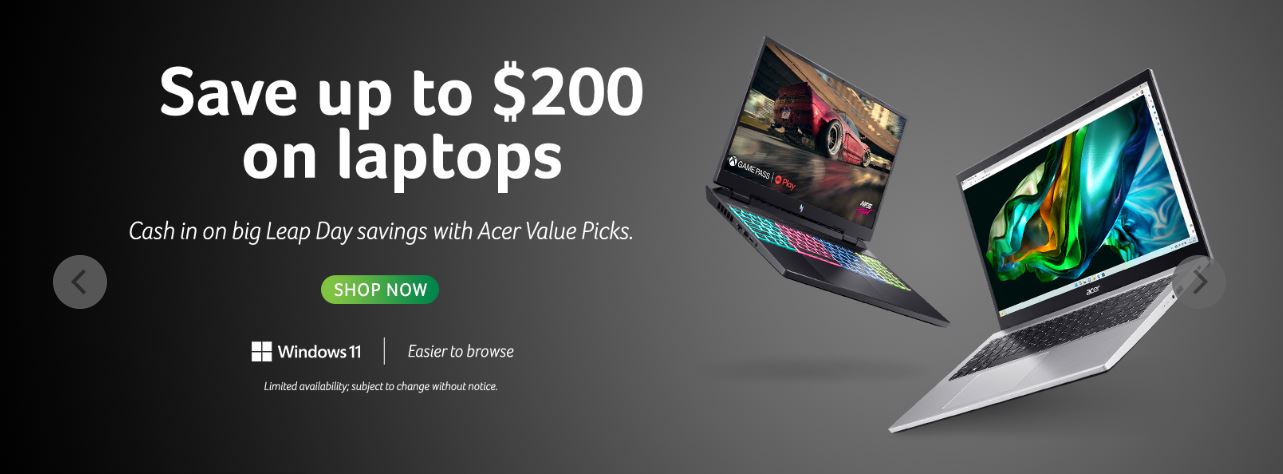 Acer Canada Save up tp 200 on Laptops Save up to 38 on Nitro