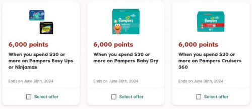 New Loadable Pampers PC Optimum Offers