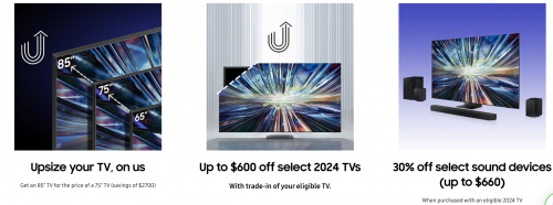 Samsung Canada: Save up to $2,700 When You Upsize Your TV + More